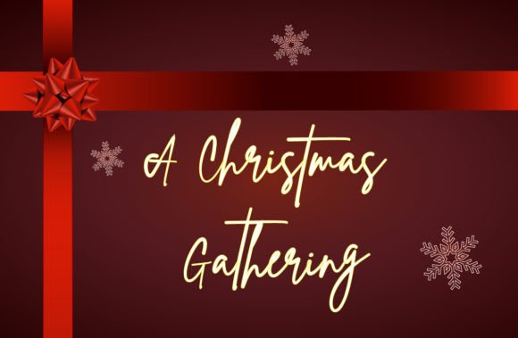 A Christmas Gathering Font for Warm, Human-Centered Web Design