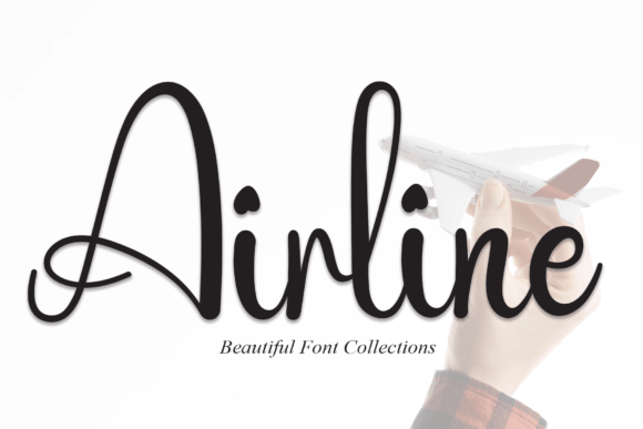 Airline: A Handwritten Font That Makes Campaigns Feel Human