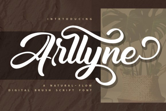 Arllyne: A Digital Brush Script Font That Feels Human