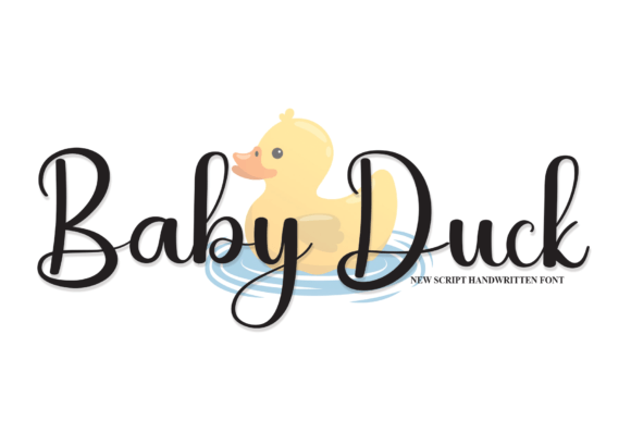 Baby Duck: A Friendly Handwritten Font for Warm Brand Identities