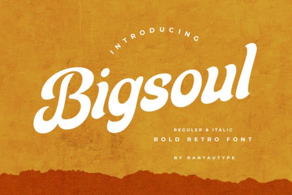 BigSoul Font: A Retro Script That Builds Brand Trust