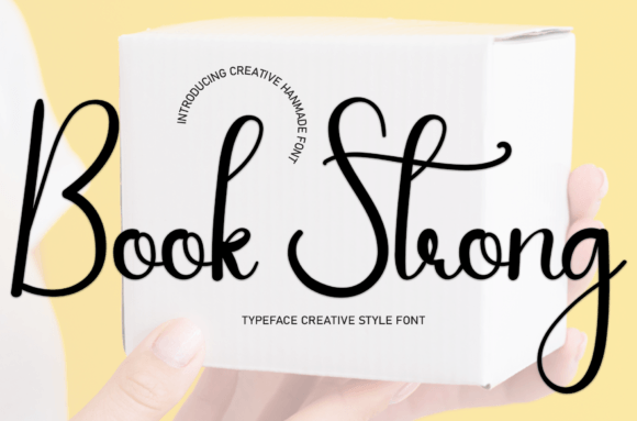 Book Strong: A Friendly Handwritten Font for Warm Brand Identities