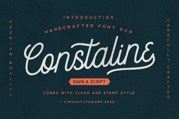 Constaline: A Vintage Duo Font That Elevates Real Small Business Brands