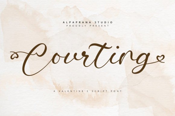 Courting: A Romantic Script Font for Digital Branding