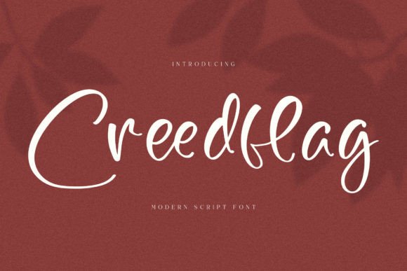 Creedflag: A Modern Script Font for Scroll-Stopping Brand Content