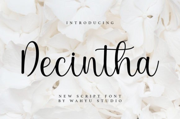 Decintha: A Handwritten Font That Feels Like Your Best Creative Idea