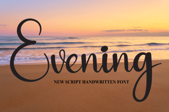 Evening Font: Elegant Script for Real Business Branding