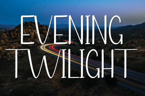 Evening Twilight: A Sweet Handwritten Font for Warm, Friendly Branding