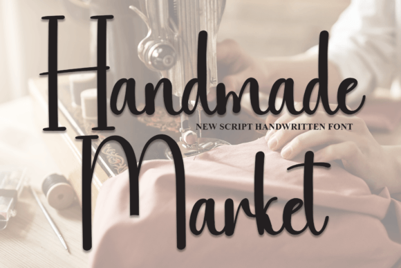 Handmade Market: A Friendly Handwritten Font for Real Small Businesses