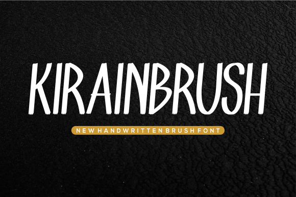 Kirainbrush: A Handwritten Font That Actually Reads Well