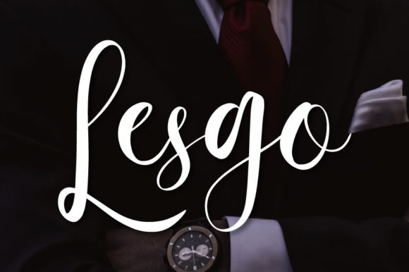 Lesgo: A Handwritten Script Font That Feels Like a Quiet Conversation