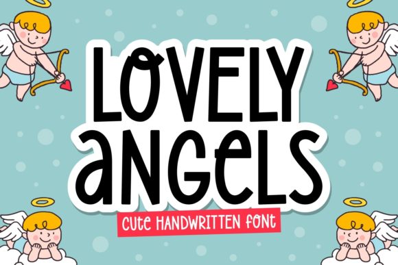 Lovely Angels: A Friendly Display Font for Digital Design