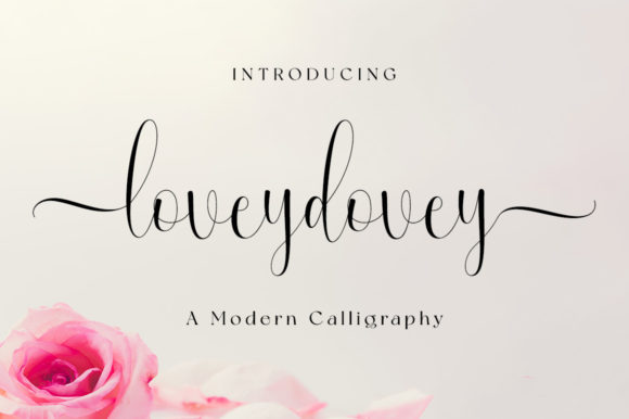 Loveydovey: A Script Font That Makes Your Brand Feel Like Home