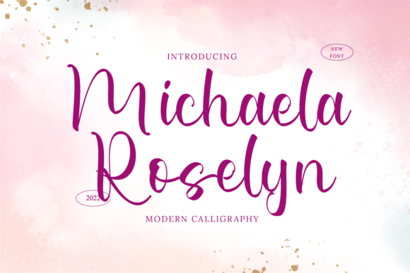 Michaela Roselyn: A Script Font That Breathes With Your Words