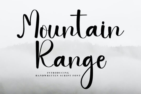 Mountain Range: A Handwritten Typeface That Elevates Digital Branding