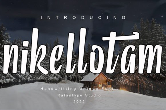 Nikellotam: A Playful Script Font That Brings Handmade Charm to Life