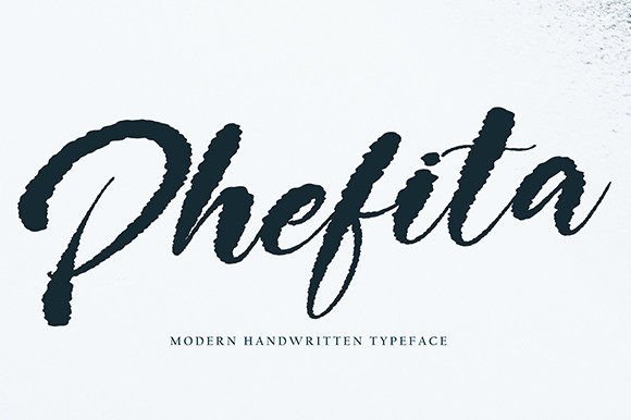 Phefita: A Bold Script Font That Feels Like Hand-Painted Magic
