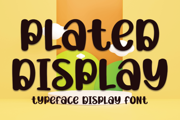 Plated Display: A Joyful Handwritten Typeface for Editorial Warmth