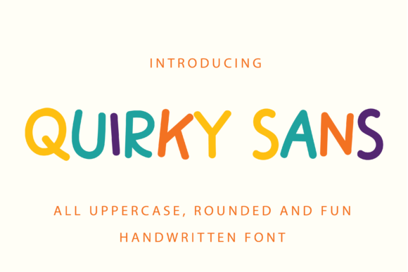 Quirky Sans: A Playful, Friendly Sans Serif Font for Handmade Brands