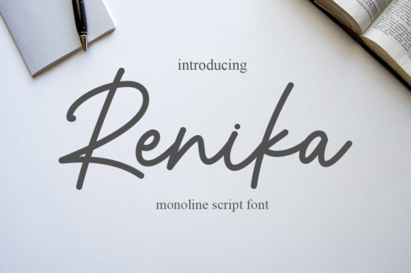 Renika: A Dainty Handwritten Typeface for Warm, Personal Branding
