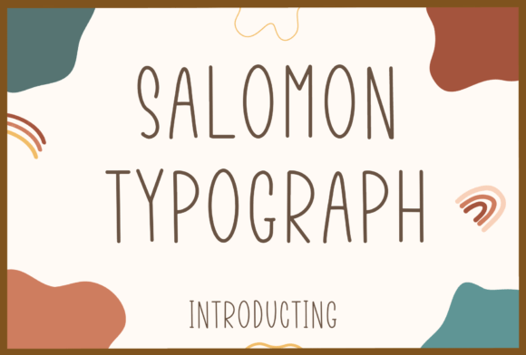Salomon Typograph: A Handwritten Font That Sells