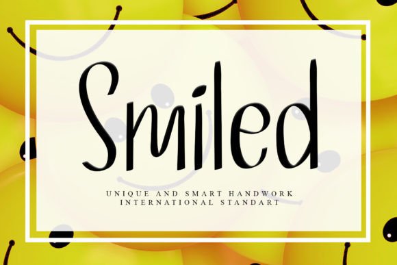 Smiled: A Handwritten Font for Digital Brand Warmth