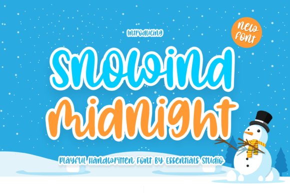 Snowind Midnight: A Playful Handwritten Font That Elevates Your Brand