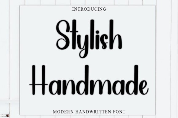 Stylish Handmade: A Refined Handwritten Font for Digital Branding