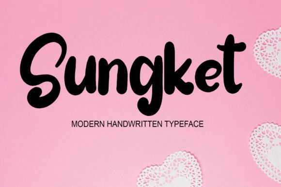 Sungket: A Handwritten Script Font for Editorial Warmth