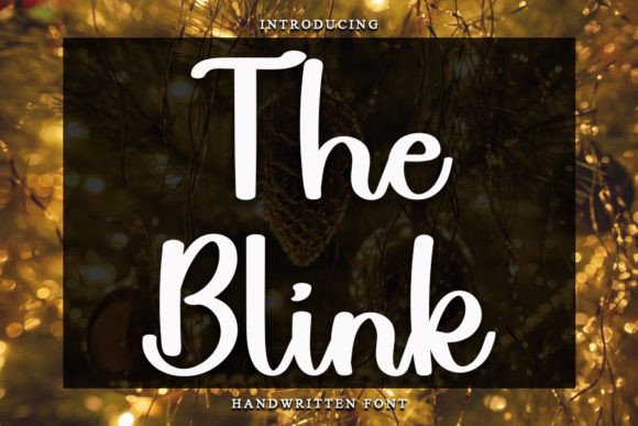 The Blink: A Handwritten Font That Feels Human, Not Hectic