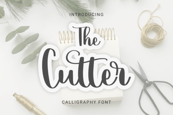 The Cutter: A Handwritten Script Font That Elevates Every Maker’s Design