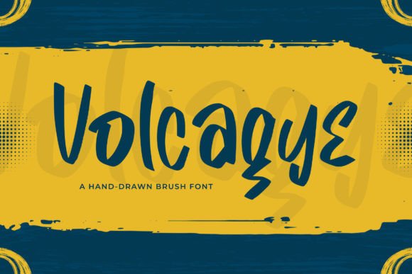 Volcagye: A Hand-Drawn Brush Script That Actually Works in Real Branding