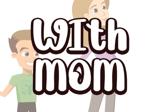 With Mom: A Friendly Handwritten Font for Digital Branding